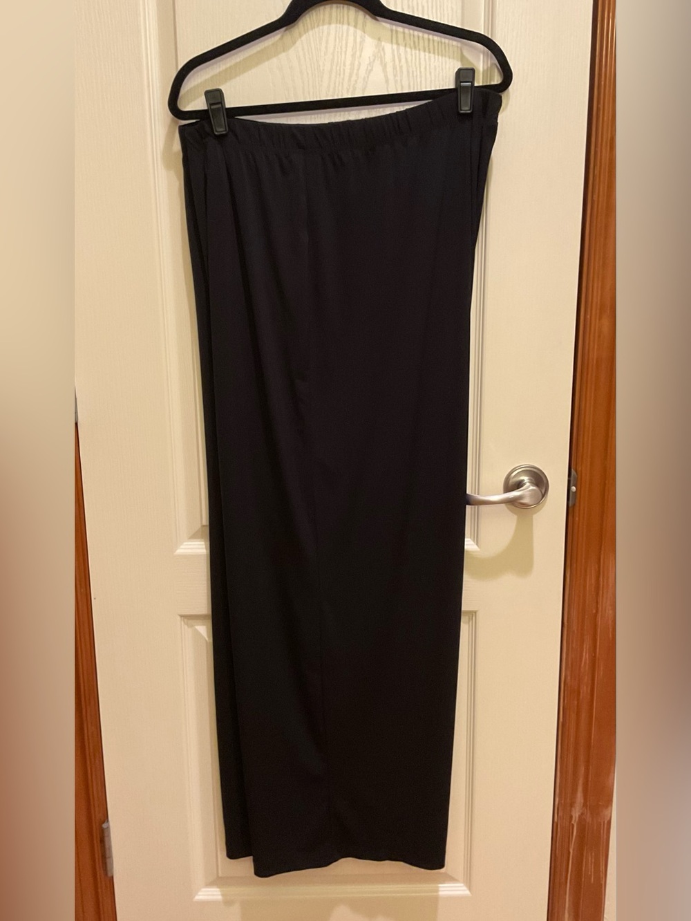 Denim 24/7 Black Wide-Leg Soft Pants 26/28W 2X